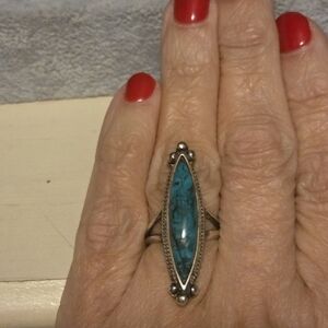 Artisan Blue Silver Ring